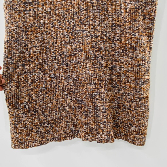 Madewell Pecan Marled Mockneck Sweater Tank Brown Warm Tones Size XL 16/18 - Picture 8 of 13